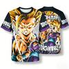 2026 Sommer Dragon Ball Retro Fitness T-Shirt Herren Übergröße 3D-Druck Kurzarm Familie Unisex Kinder Sportshirt