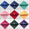 Square Satin Napkins Soft Silk Dinner Napkins Reusable Cloth Napkins Suitable For Weddings Dinners Restaurant Party Decorations