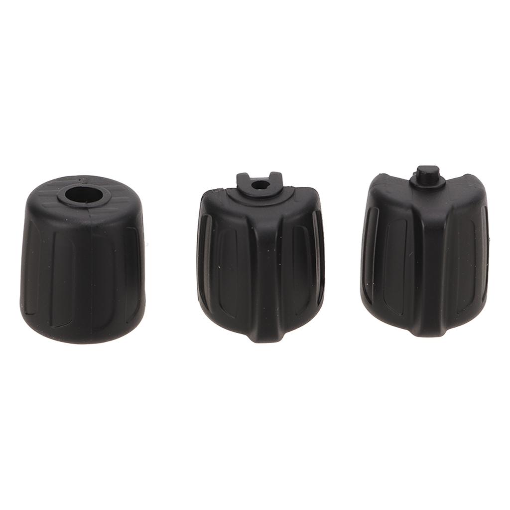 3pcs Steering Wheel Control Button Multifunction ABS 61319273656 Replacement for F10 F11 F18 F20 F21 F26 Black