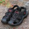Summer Genuine Leather Outdoor Sports Sandals Wading Shoes Men's Roman Sandals GLADIATOR Driving Shoes Beach Open Toe Sandals