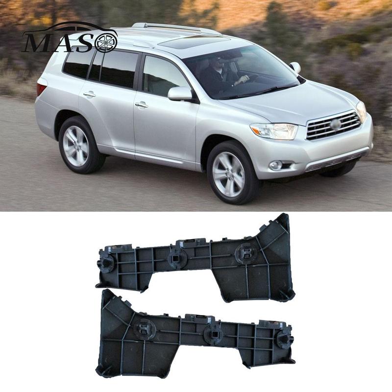 

1 пара кронштейн-фиксатор накладки заднего бампера левый правый для Toyota Highlander 2008 2009 2010 2011 2012 2013 521570E020 521580E020