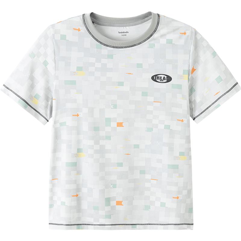 Balabala Boys' Lightweight Sun Protection Short-Sleeve T-Shirt