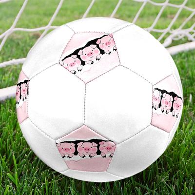 1PC Piggy Friends Heart Soccer Ball Size 5 Football Machine Sewn Indoor/Outdoor Universal Football W11