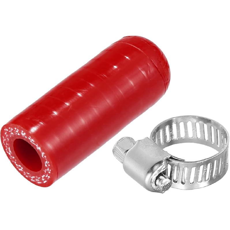 Reinforced Silicone Coolant Cap Kit, 0.71" ID Turbo Bypass Valve Cap Universal for Car Vacuum Throttle Body Water Port Fix Leak High Temperature