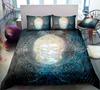 Buddha Creative Printing Bedding Set Personalized Design Quilt Cover and Pillowcase Full-size Microfiber Comfortable Home Decoration