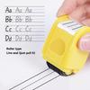Roller Line Stamp for Kids & Teachers English Handwriting Practice Tool, Reusable Alphabet Guide Educational Stationery Supplies