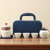 With Proctive Box Tea Gift Set with Canister Porcelain Teaware Travel Tea Set  Business Gift