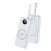 16*18650 Lithium Battery Power Bank DIY Kit Mobile Power Fast Charging 22.5W+15W Wireless Charging Power Bank Shell With Light