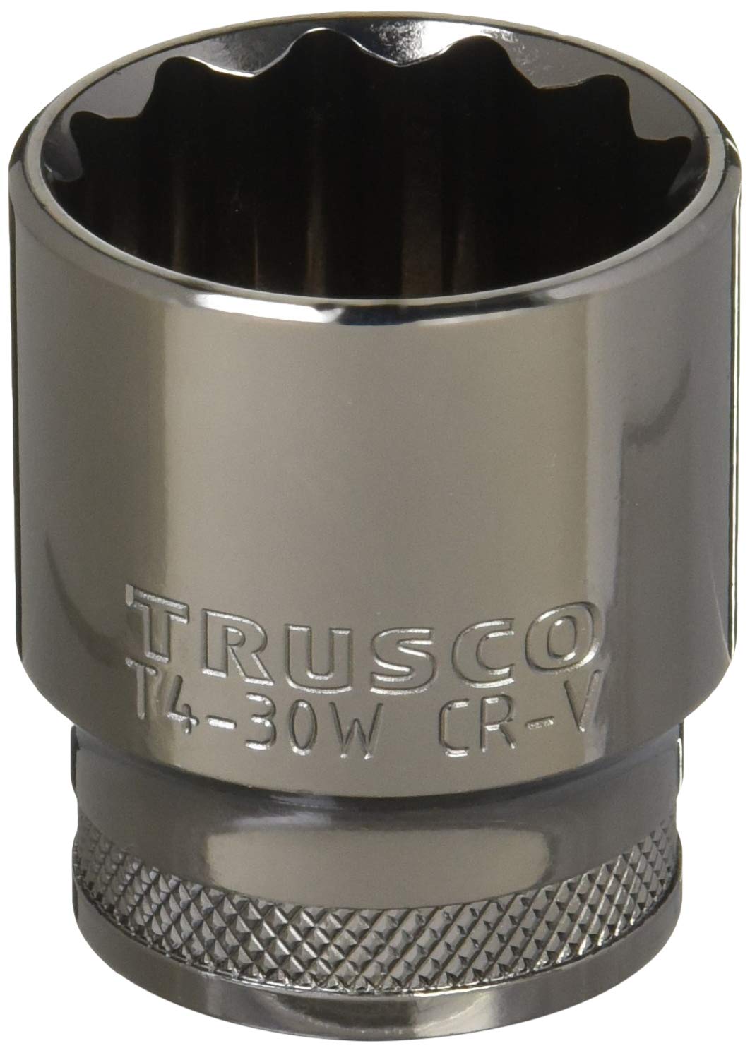 TRUSCO Накидная головка 30 мм, 12-гранная, привод 12,7 мм, грани, T4-30W