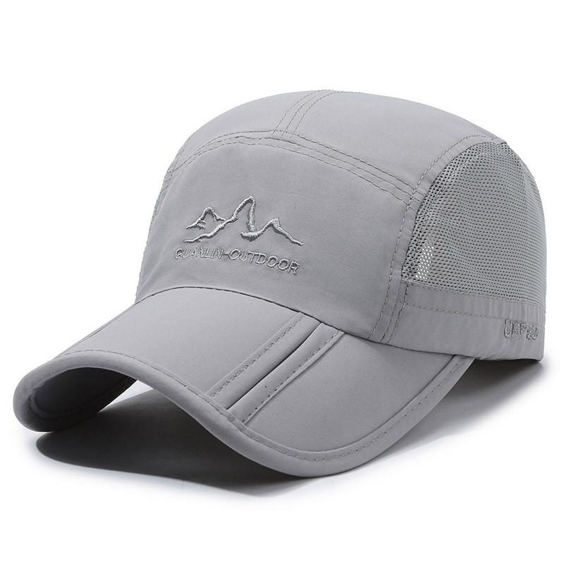 Polyester Breathable Baseball Cap With Sun Protection For Outdoor Sports And Casual Wear