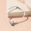 Bracciale Boemo con Perline Imitazione Conchiglia per Donna Stella Marina Tartaruga Bracciale in Corda Intrecciata Fatto a Mano Amicizia Spiaggia Vacanza Gioielli