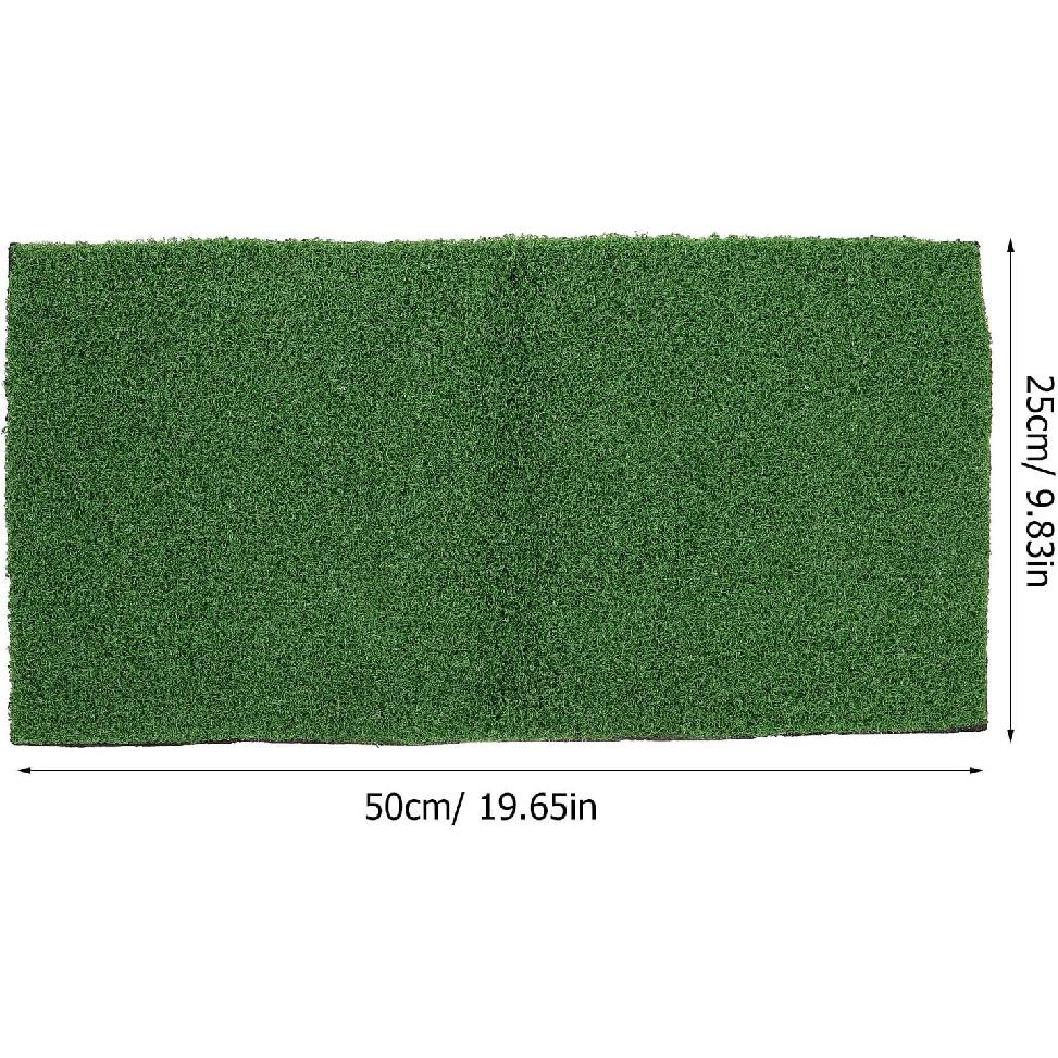 2pcs Aquarium Fake Turf Turtle Resting Basking Fake Grass, Plastic Simulation Grass Mat Container Terrarium Substrate Bedding Liner Fish Turtle Tank