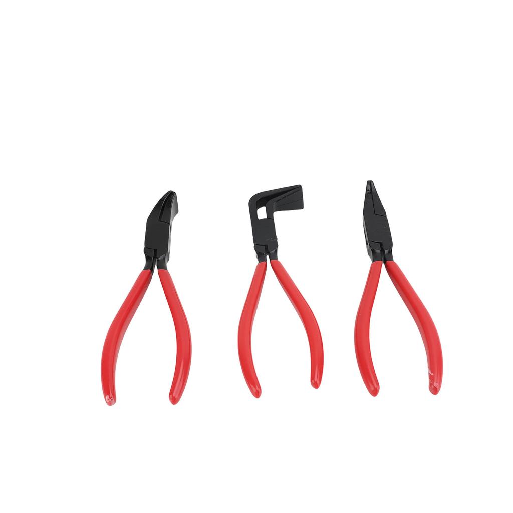 3PCS Sheet Metal Bending Pliers Straight 45 and 90 Degree Jaws Hand Seamers for 1mm Steel Copper Aluminum Plate 22mm