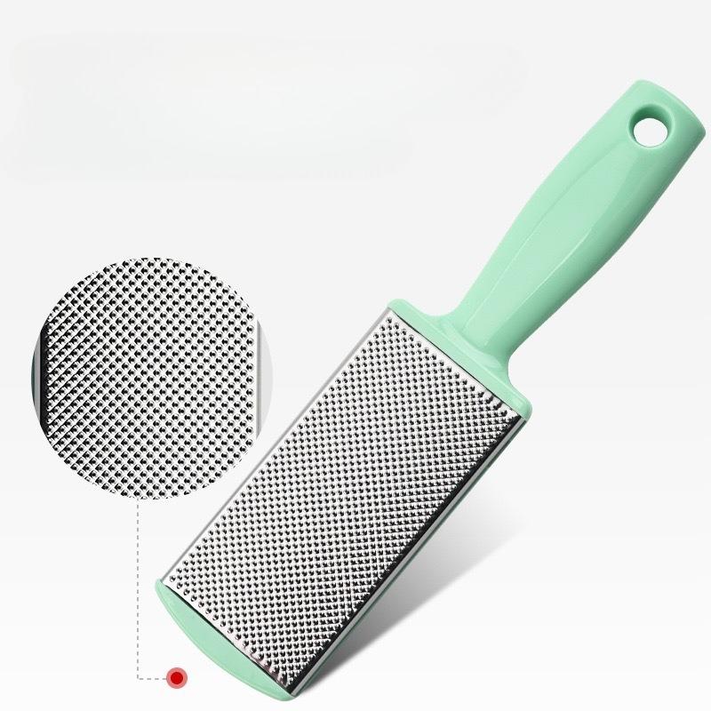 1Pc Stainless Steel Double-sided Foot Plate File To Remove Dead Skin, Foot Grinding Stone To Repair Calluses, Foot Grinding Artifact