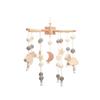 Baby Wooden Crib Mobile Bed Bell Hanging Rattle Toy Newborn Music Box Bed Bell Hanging Toys Holder Bracket Infant Crib Baby Gift