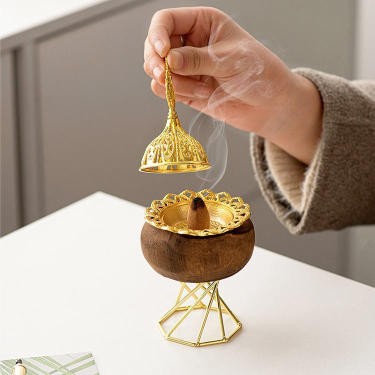 1 Stück Retro Räuchergefäß Schreibtisch Dekor Ornament Haus Festival Atmosphäre Szenenarrangement Räucherhalter