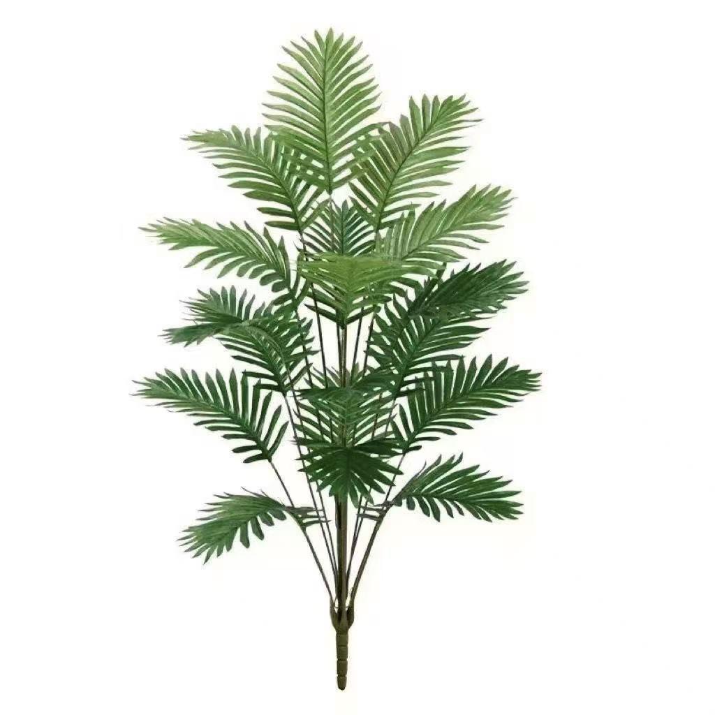 Green Areca Palm Fake Tree Leaves for Home & Wedding Decoration