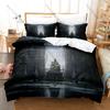 Cool Creepy Puppet Frenzy Boss Battle Graphic Lies Of P Game Bedding Set Duvet Cover With 2 Pillowcases Gothic Geek Bedroom Deco