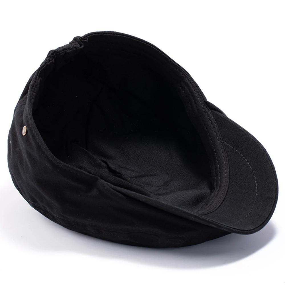 Big Head Xl 64Cm Men Newsboy Caps Large Size Cotton Beret For Dad Flat Vintage Gatsby Hat Cabbie Hat Women Fashion Octagonal Cap