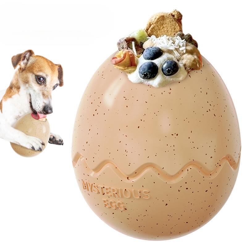 Articoli per animali domestici Regali per cani Cibo lento che perde Uova di dinosauro Giocattoli per cani a cibo lento
