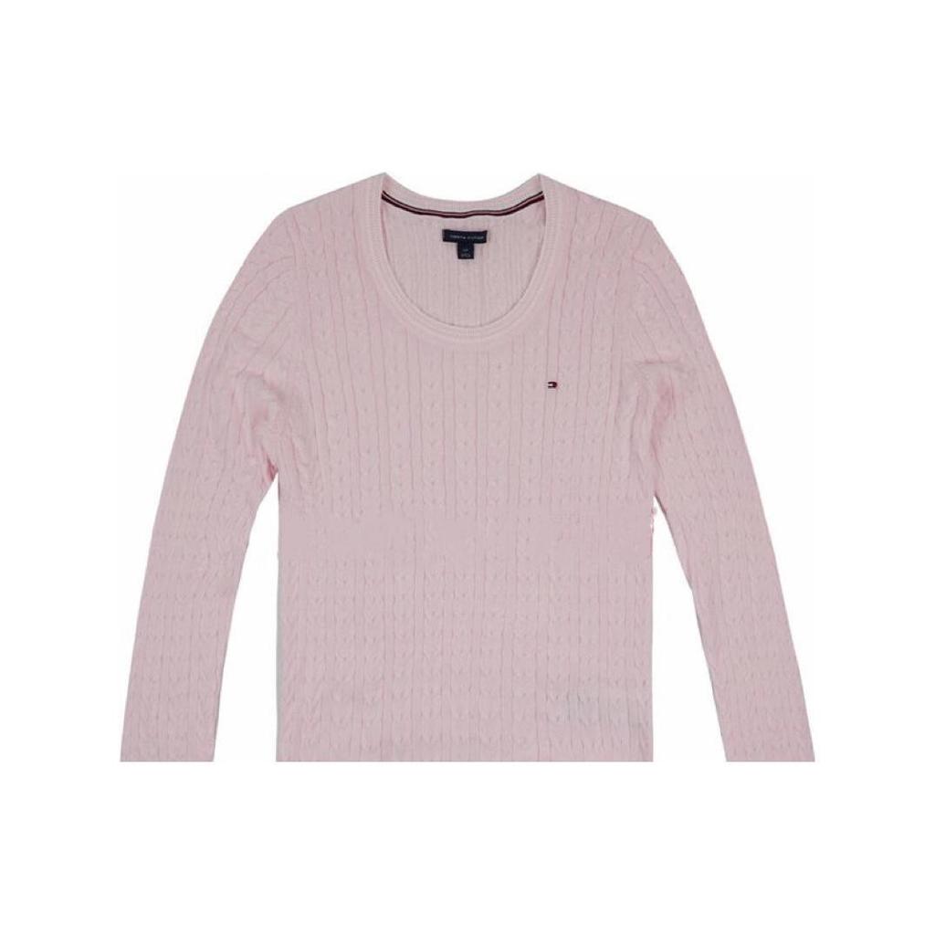 Tommy Hilfiger Sweaters Unisex Pink Crew Neck Moderate Other 76A6105-650