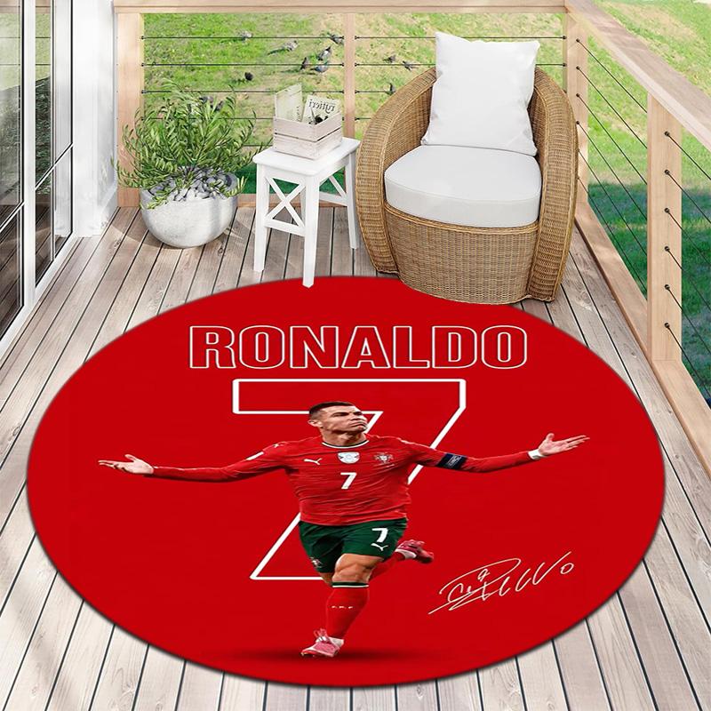Ronaldo Legacy Glory Champions Carpet Printing Floor Mats Bathroom Mat Fashion Dormitory Decoration