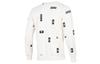 Adidas Sweatshirts Men's White Crew Neck Moderate Regular HN8985