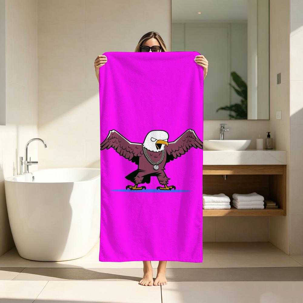 Y2K American Trendy Cartoon Towel Microfiber soft Beach Towel for Travel Fitness Sauna Bathing Camping
