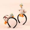 Fun 3D Duck Headband Eye-catching Party Headwear for Vacation Travel