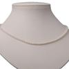 925 Sterling Silver Akoya Freshwater Pearl Necklace - Women's Beaded Clavicle Chain for Summer
