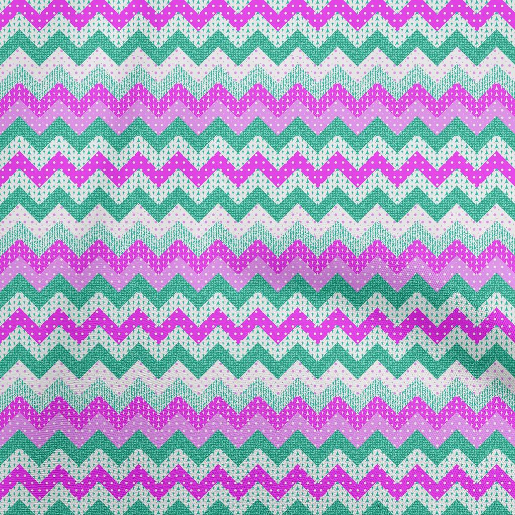 oneOone Cotton Flex Light Blue Fabric Chevron Craft Projects Decor Fabric Printed By The Yard 40 Inch