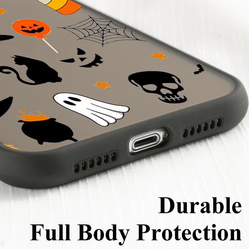 Halloween Scary Ghost Phone Case For Xiaomi Redmi 10C 9T 9A 9C Note 8 9 10 11 12 Pro Plus 5G 9S 12S 8Pro Funda Matte Clear Cover