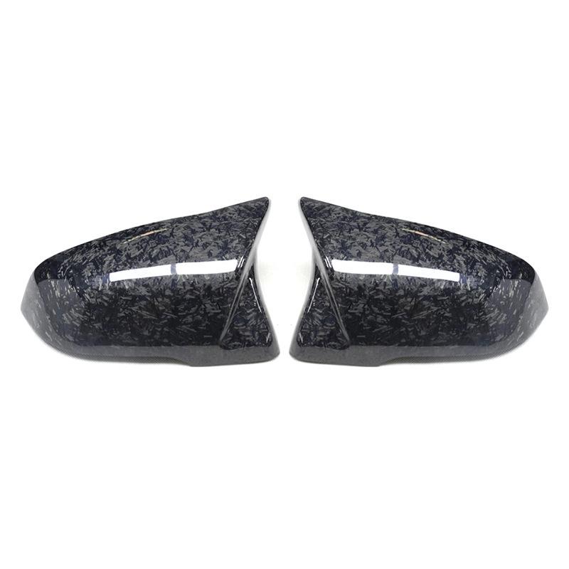 Car Decoration Bull-Horn Door Mirror Cover For Toyota Supra A90 2018      2024 Car Rearview Accessories