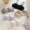 Women's Transparent Strapless Non-Slip Seamless Bra for Small Busts - Summer Halter Style