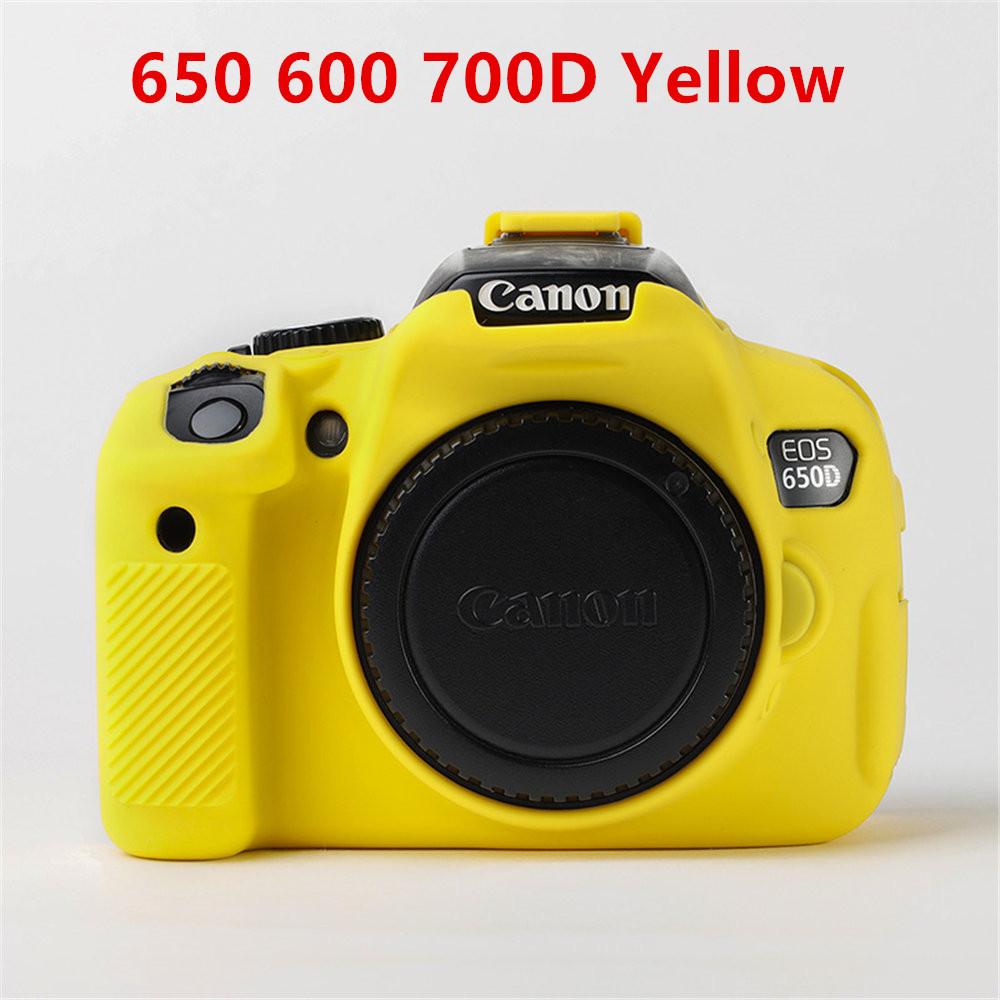 Soft Silicone Armor Camera Body Case For Canon EOS R10 R7 RP R6 R 7D 77D 600D 650D 700D Shockproof Cover