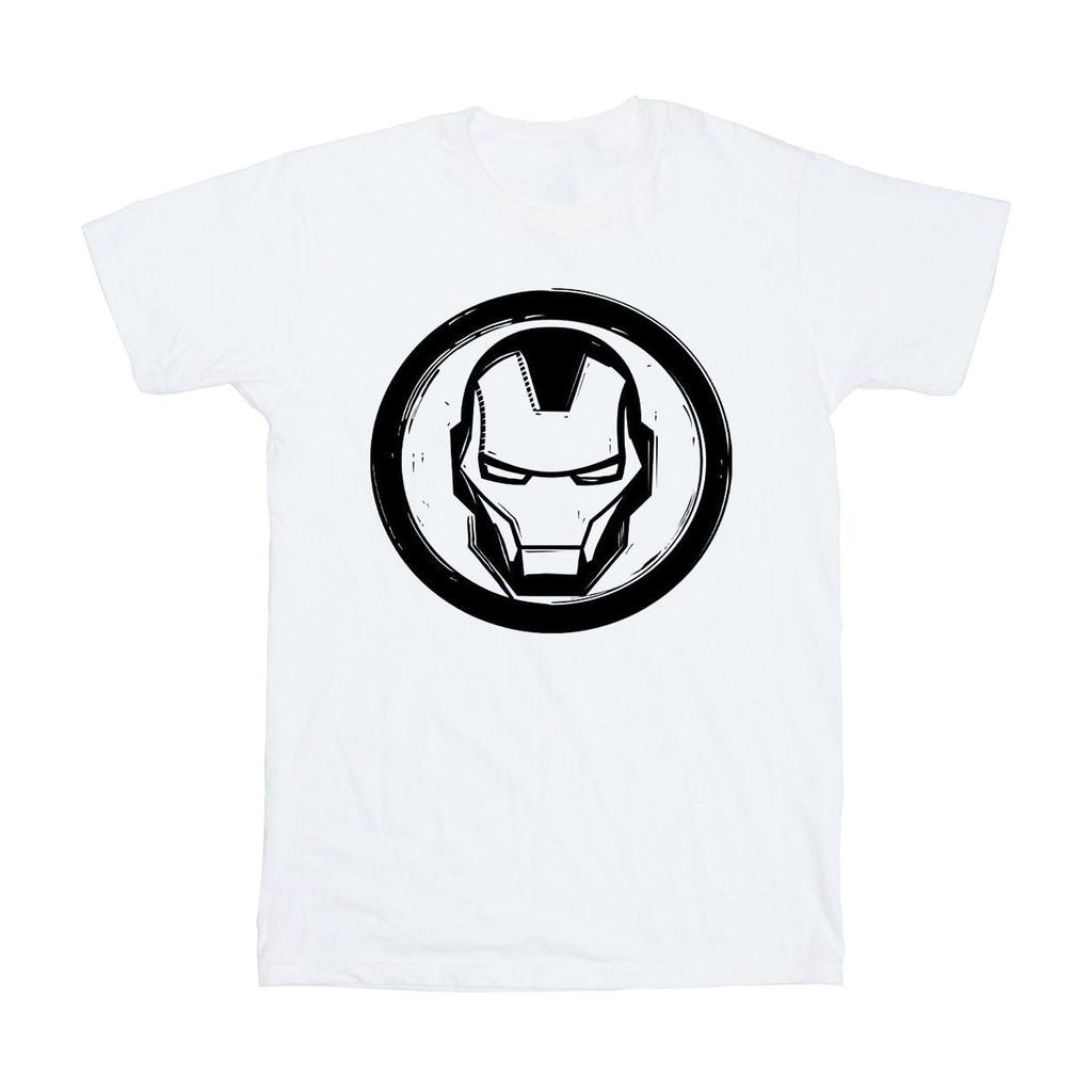 Marvel Boys Iron Man Chest Logo T-Shirt