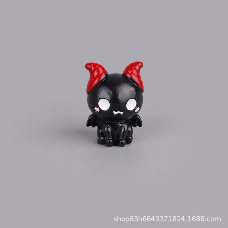 Micro Landscape Halloween Pumpkin Ornament Accessories Small Ornament Resin Ghost Ornament Ornament Landscape