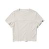 Women Line Color Block ShorT Sleeve T shirT  Ivory 