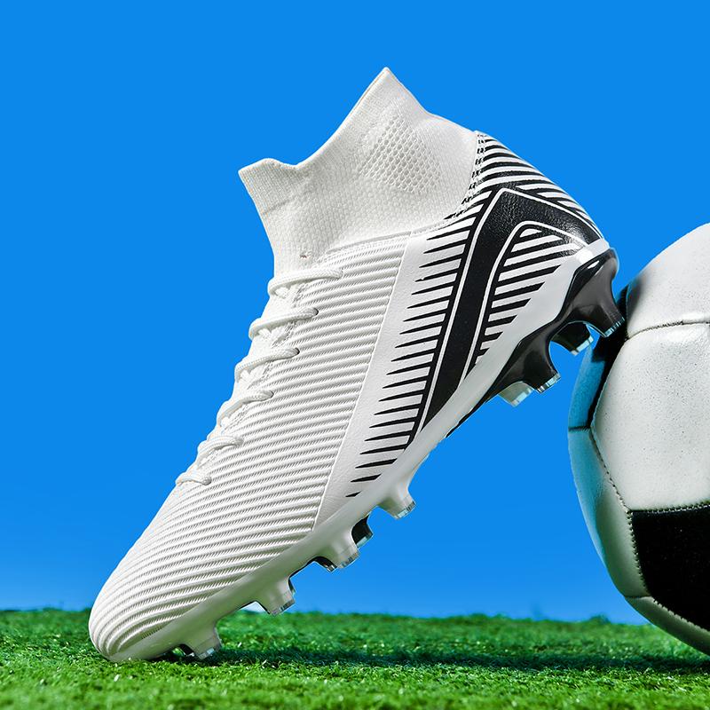 Men'S Football Shoes Professional Grade Fg Long Nail Anti Slip Breathable Summer Lightweight Outdoor Training