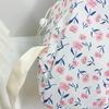 Nylon Floral School Bag Aesthetic Shoulder Bag Large Capacity Students Backpack  Travel