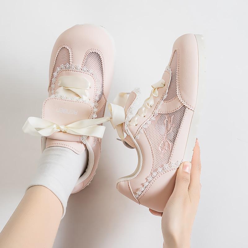 

Dopamine breathable sports shoes women s 2025 spring and summer new round head flat bottom casual shoes fashion Forrest Gump shoes women s 40