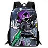 Printed Inorganic Killer Murder Drones School Bag, Cartoon Backpack Boys And Girls