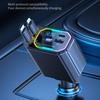 120W 4 In 1 Multi Functional Scalable Cable Car Charger Portable Car Fast Charging Mobile Phone Adapter