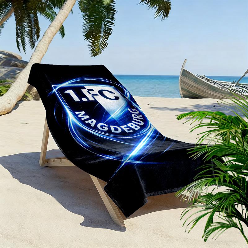 1. FCM Print Beach Towel, Large Soft Quick Dry Towel for Beach Camping Swimming