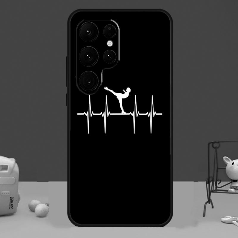 

Чехол для фигурного катания на коньках для Samsung Galaxy S24 Ultra S23 S22 S21 S20 FE Note 20 S8 S9 S10 Note 10 Plus Galaxy S9