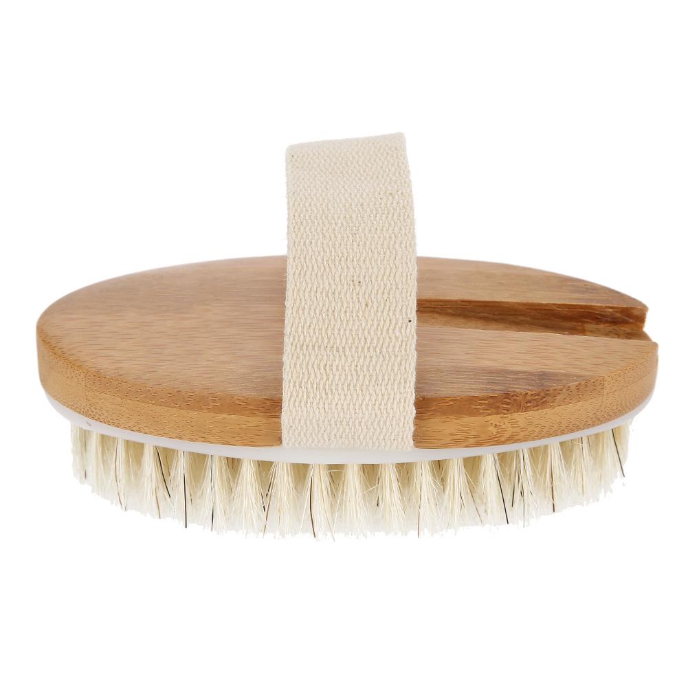Long Bath Shower Body Brush Bristles Brushing Exfoliating Skin Cleaning Care Brush Massager