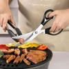 Korean BBQ Stainless Steel Kitchen Scissors & Tongs Set