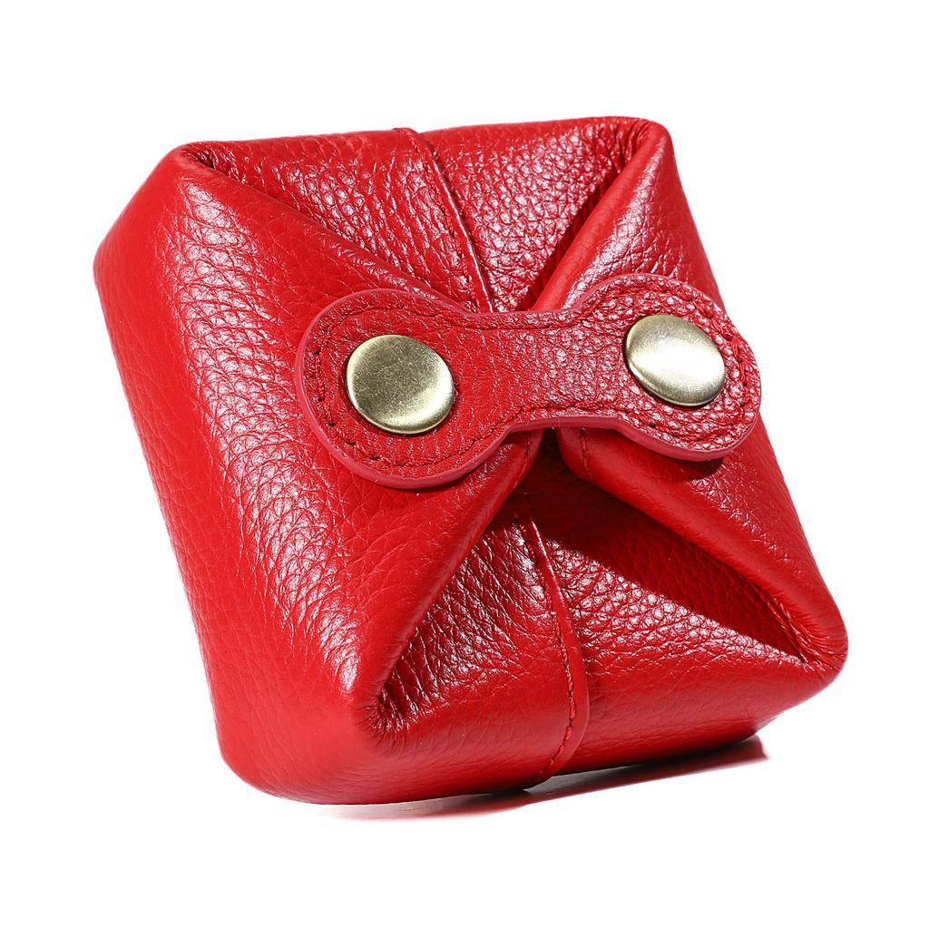 Japan And Korea Lipstick Storage Bag, Multi-Functional Earphones, Small Bean Bag, Cowhide Fashion, Portable Coin Change Bag, Urban Simplicity