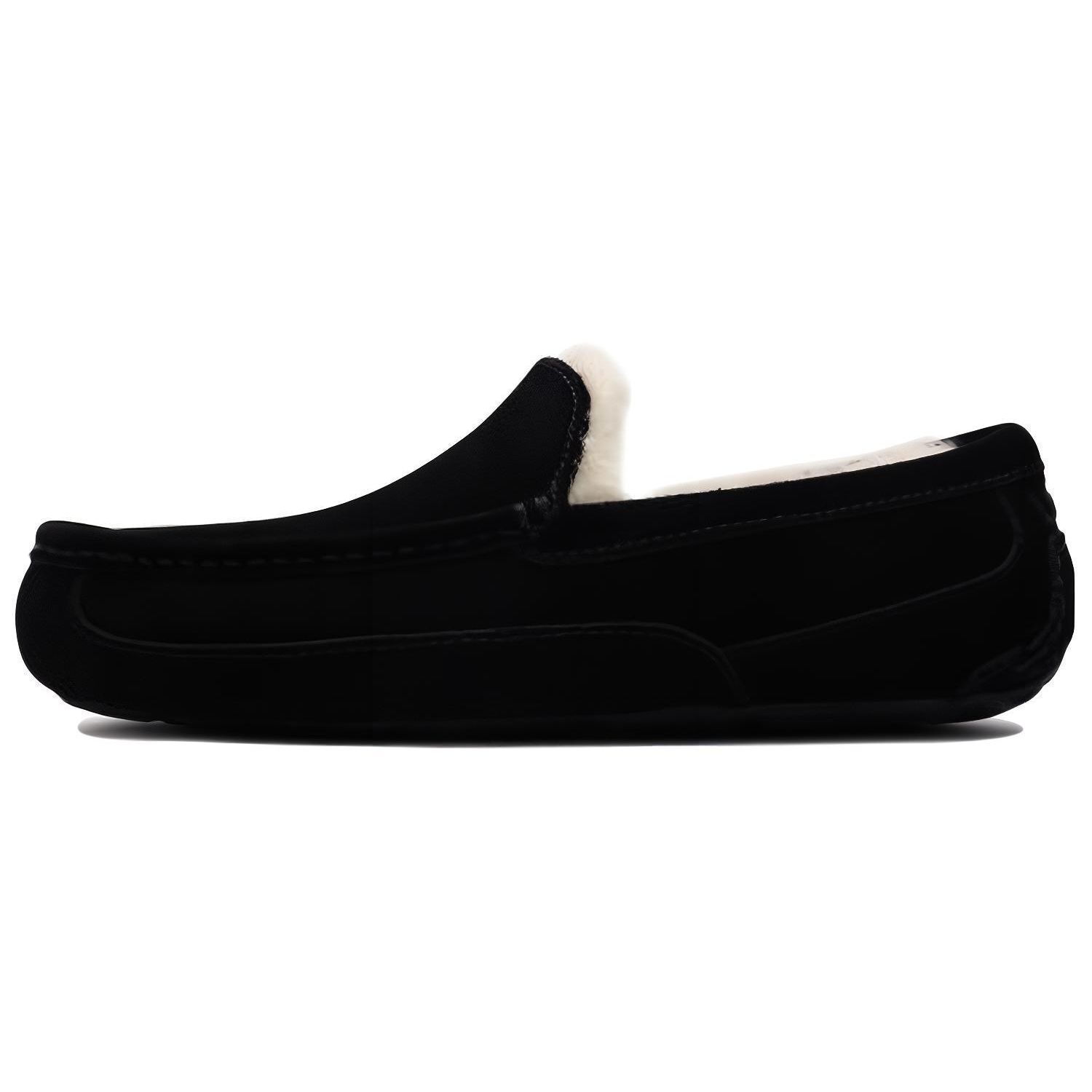 Тапочки UGG Ascot Черные Мужские Кроссовки 1101110-BLK 44