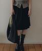 Andneeds Camilla Reversible Hobo Bag (Black)